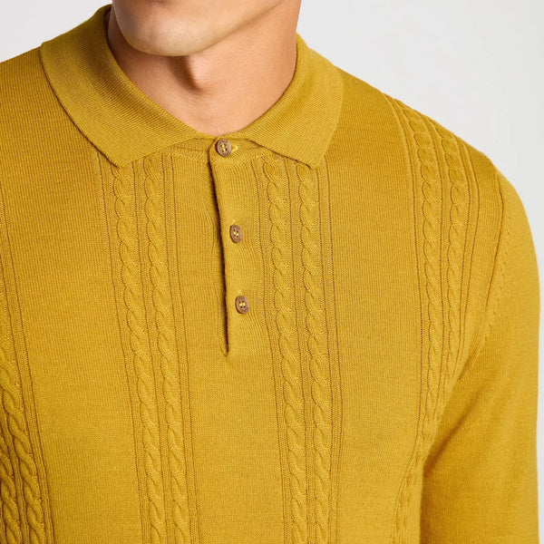 Remus Uomo Mustard Polo Topª