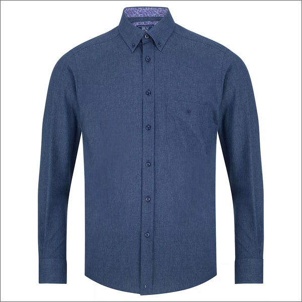 Drifter Geneva Dark Blue Woven LS Shirtª