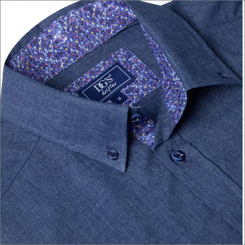 Drifter Geneva Dark Blue Woven LS Shirtª