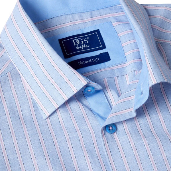 Dg's Blue Stripe Short Sleeves.