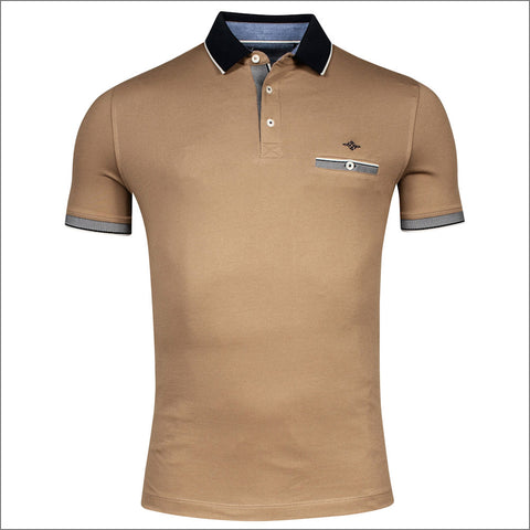 BAILEYS Gold Polo Top^
