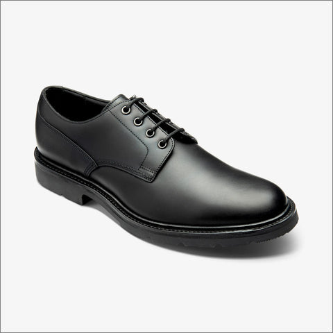 Loake Ryde Dark Black Waxy Leatherª
