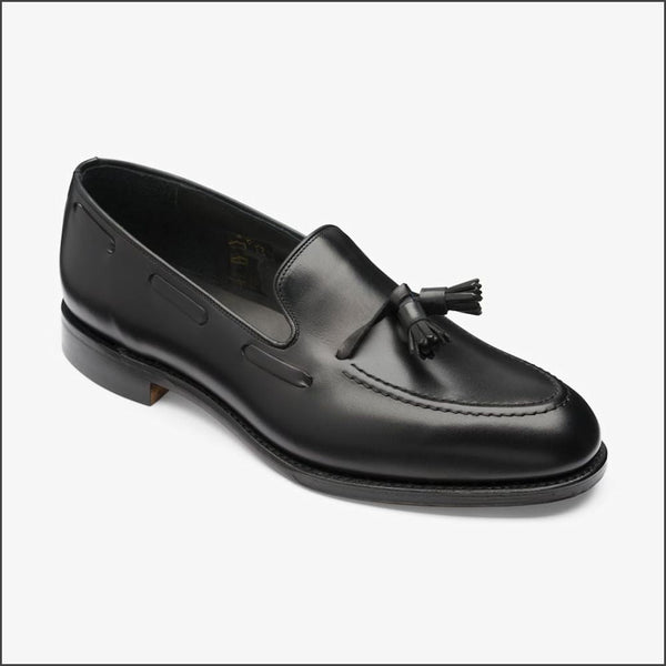 Loake Russell Black Leather Loafer Size 8 & 12 ONLY*