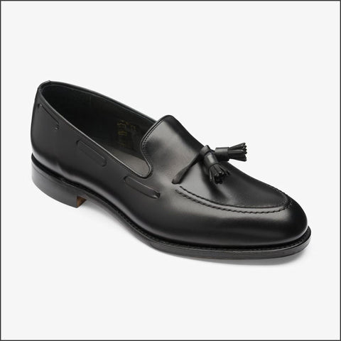Loake Russell Black Leather Loafer Size 8 & 12 ONLY*