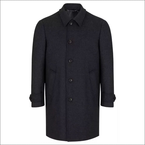Douglas Edwards Charcoal Wool Coatª