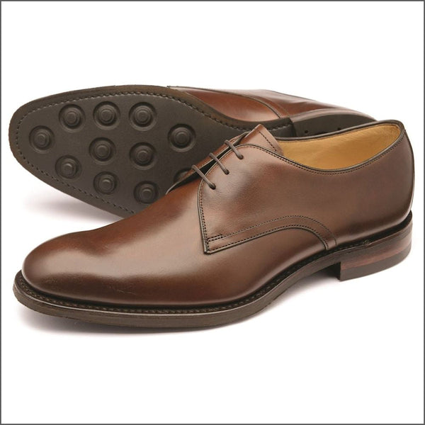 Loake Gable Brown Contemporary Plain Tie Shoe Size 10 Only*
