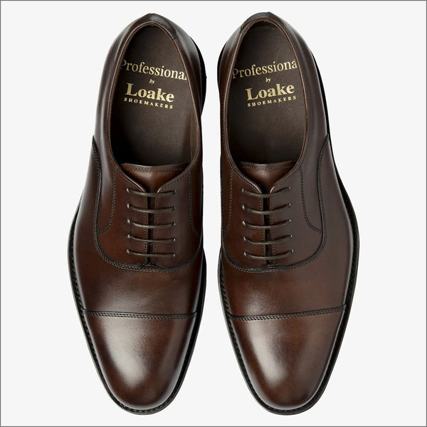 Loake Hitchcock Dark Brown Calf Leatherª