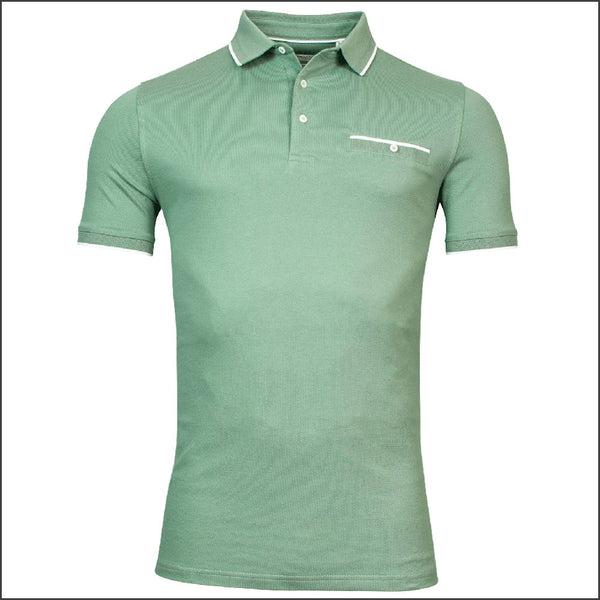 BAILEYS Soft Green Polo Top^
