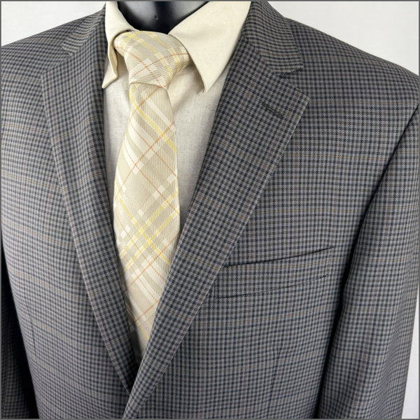 Wellington Brown Multi Check City Jacket"