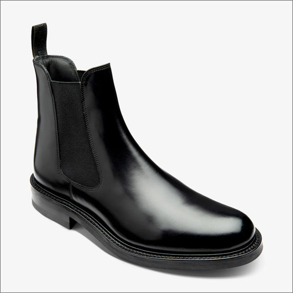 Loake Dorchester Black polished leather Bootª
