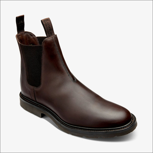 Loake Tintagel Dark Brown Waxy leather Bootª