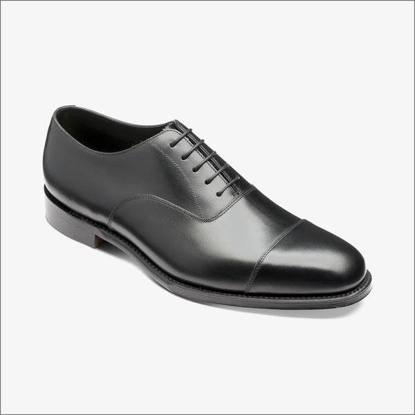 Loake Aldwych Black Calf Oxford Leather Sole Size 6 & 12 Only*