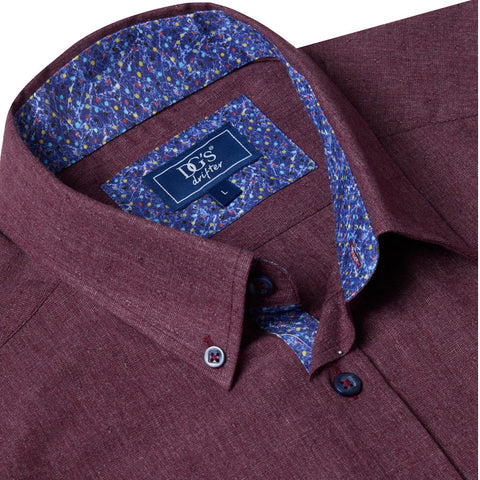 Drifter Geneva Wine Woven LS Shirtª