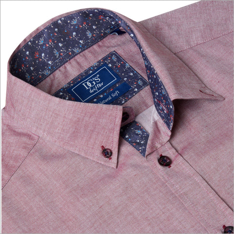 Drifter Geneva Deep pink LS Shirt--