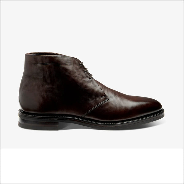 Loake Pimlico Dark Brown Grain Calf Leather Bootº
