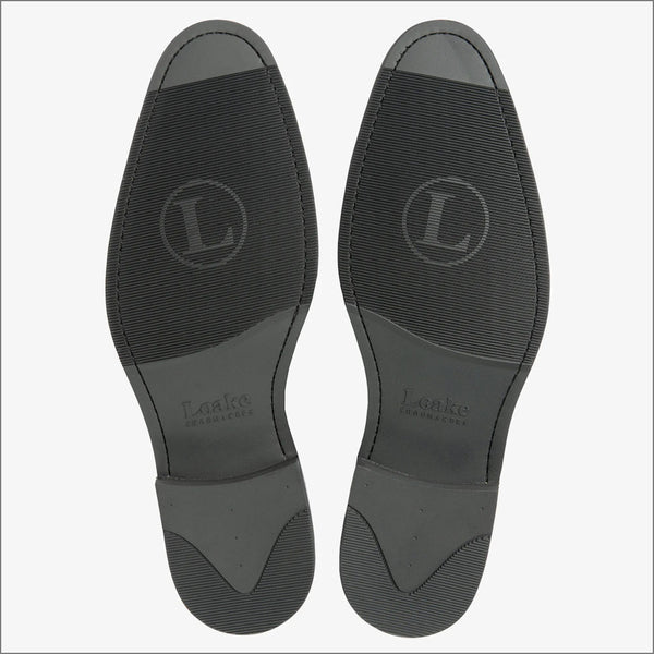 Loake Imperial Black Leather Penny Loafer G Fittingª