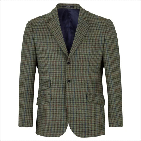 Douglas Huntley  Checked Pure Wool Jacketª