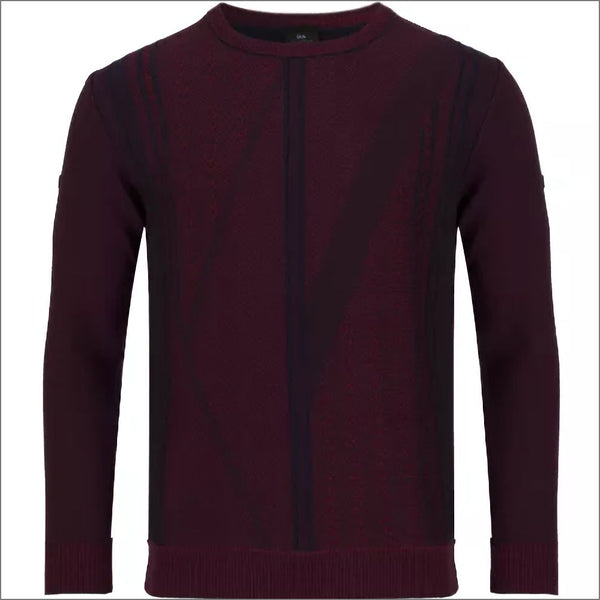 Prestige Wine Pattern Crew Neckº