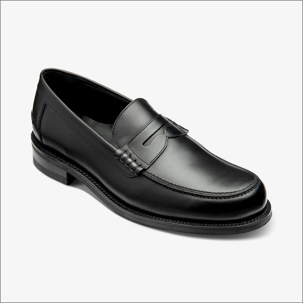 Loake Kingscliffe Black Leather Loaferª