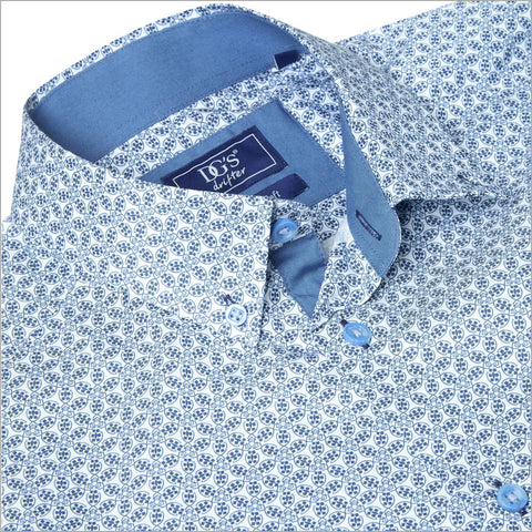 Drifter Geneva Blue Pattern LS--