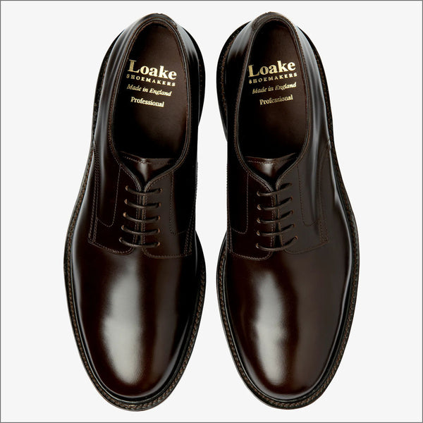 Loake Barbican Dark Brown Polished Leatherª