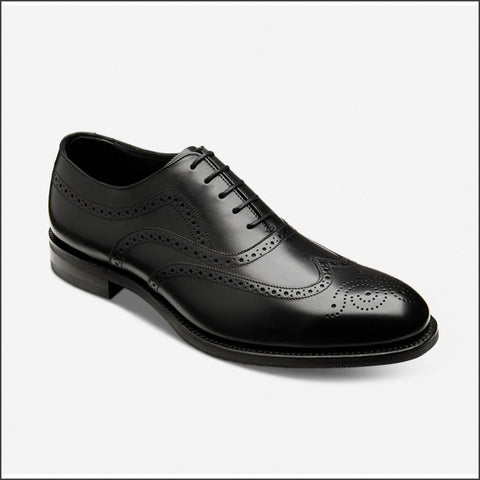 Loake Castlegate Black Calf Leather brogue F Fitª