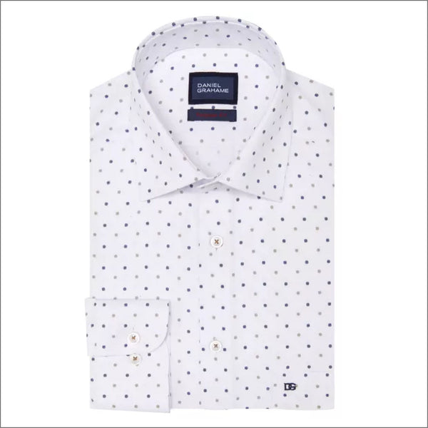 Daniel Grahame Sand and White LS Shirtª