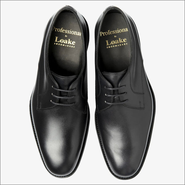 Loake Orsan Black Leather Shoe G Fitª