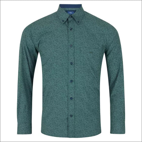 Drifter Giovanni Green Pattern LS Shirtª