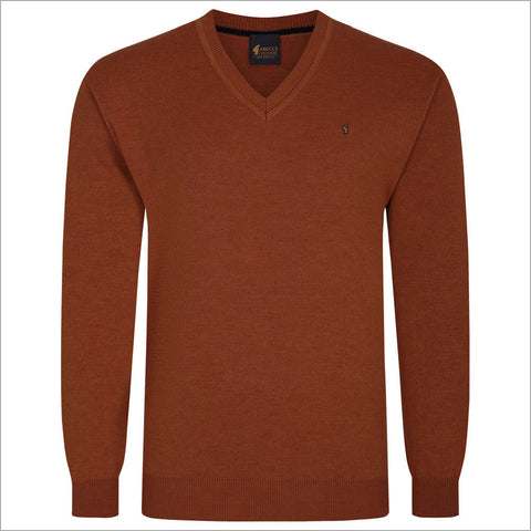 Gabicci K01 Rust V Neck--