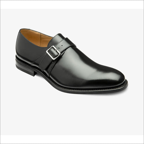 Loake 357 premium Black Calf Leather monk shoeª