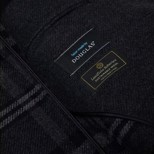 Douglas Edwards Charcoal Wool Coatª