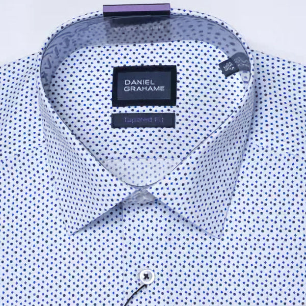 Daniel Grahame Blue Pattern  LS Shirtª