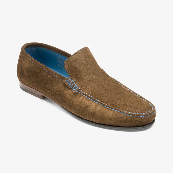 Loake Nicholson Polo Suede Moccasin Shoe=