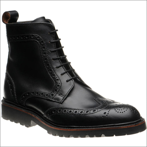 Barker Woodbury Black Waxy Calf  Bootº