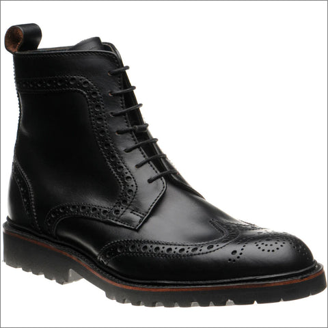 Barker Woodbury Black Waxy Calf  Bootº