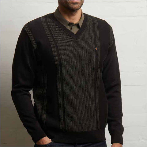 Gabicci M02 Black V Neckª