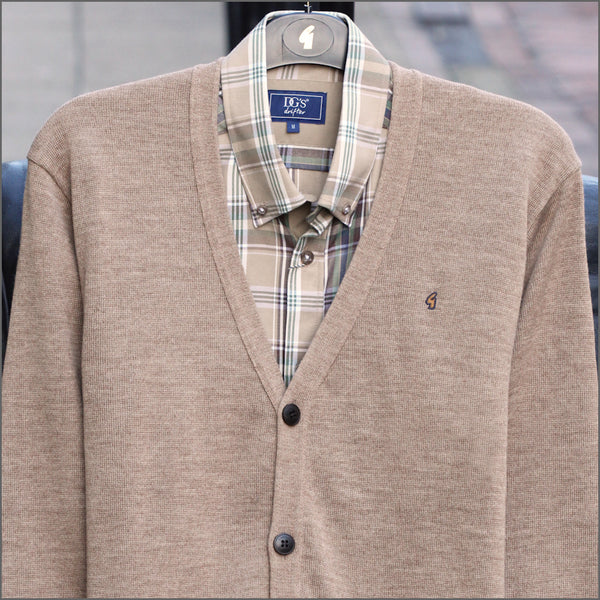 Gabicci Cardigan K02 Granola Wool Blended Cardigan@