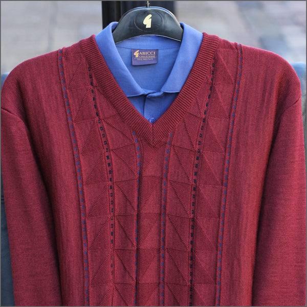 Gabicci M05 Mulberry V Neck*