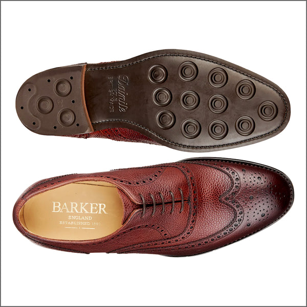 Barker Malton 2 - Cherry Grain Brogueº