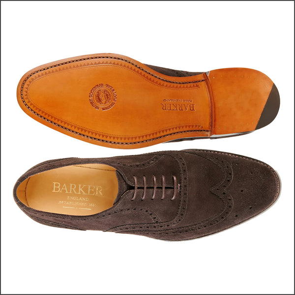 Barker Malton - Ebano Suede.