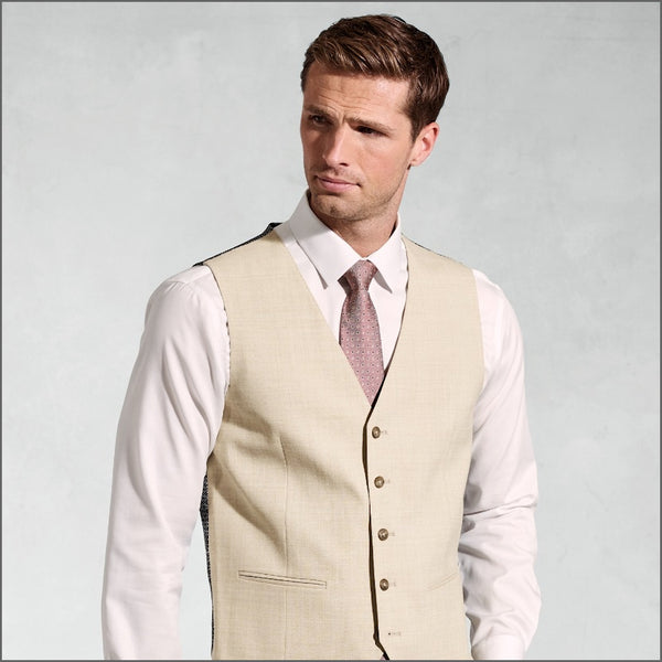 Brook Taverner McKellen McKellen Natural Linen Blend Suit - Waistcoat Optional.
