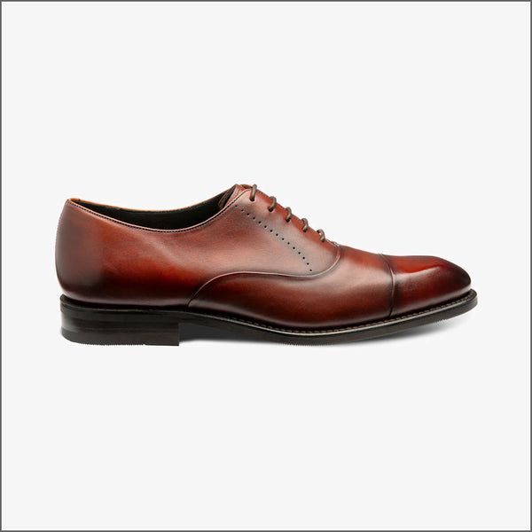Loake phoenix Scotch Patina Leather toe-cap~