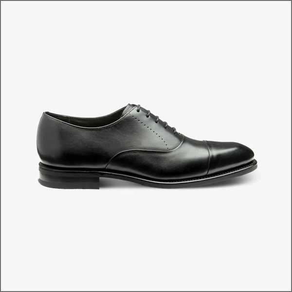 Loake phoenix Black Leather toe-cap~