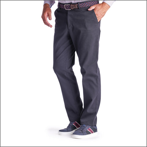 Gurteen Ryde Indigo Stretch Cotton Chino Trouser,