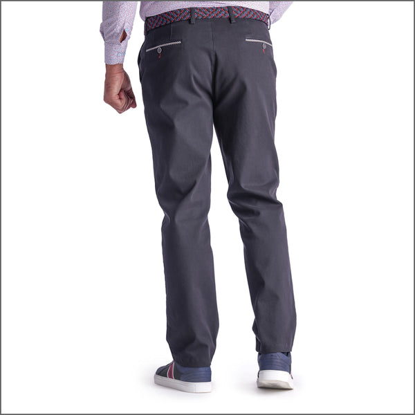 Gurteen Ryde Indigo Stretch Cotton Chino Trouser,