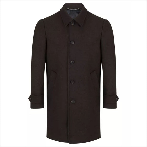 Douglas Edwards Brown Wool Coatª