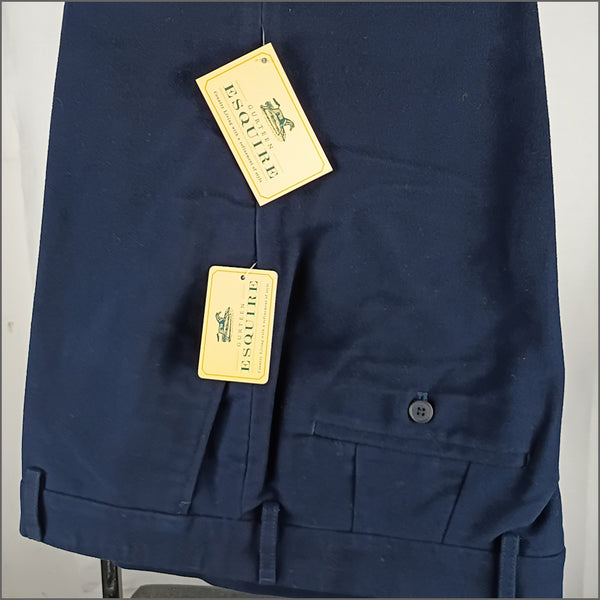 Gurteen Epsom Moleskin Navy Trouserº