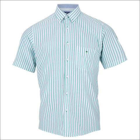 Dg's Green Stripe SS Shirt=