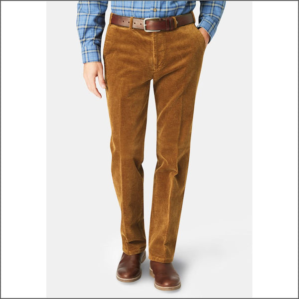 Brook Taverner Ellroy Ginger Cord Trousers*
